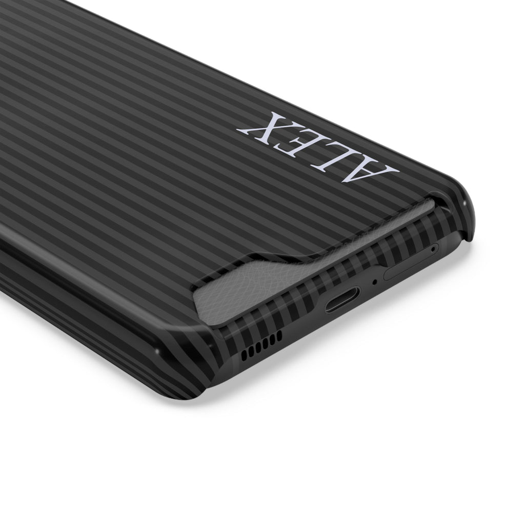 P144 - Slim Card Holder Phone Case - Personalized