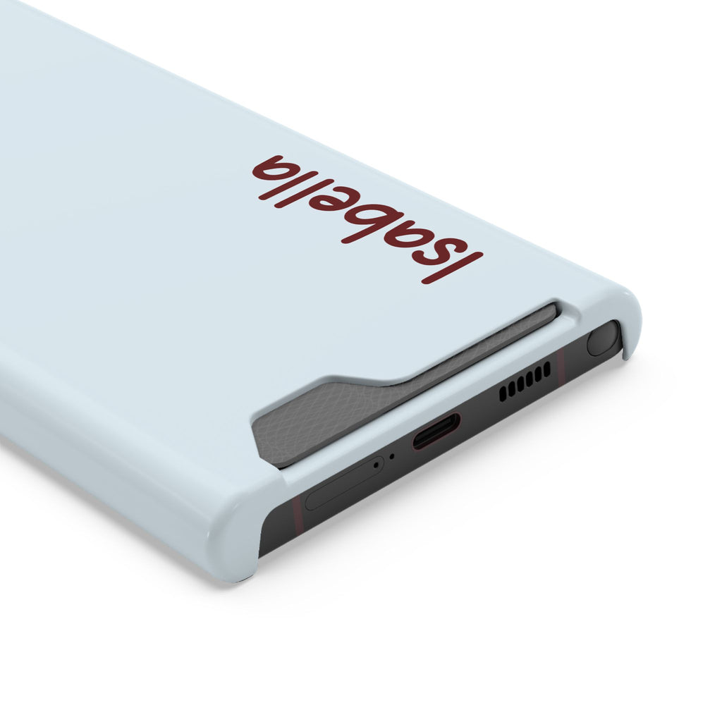 P145 - Slim Card Holder Phone Case - Personalized