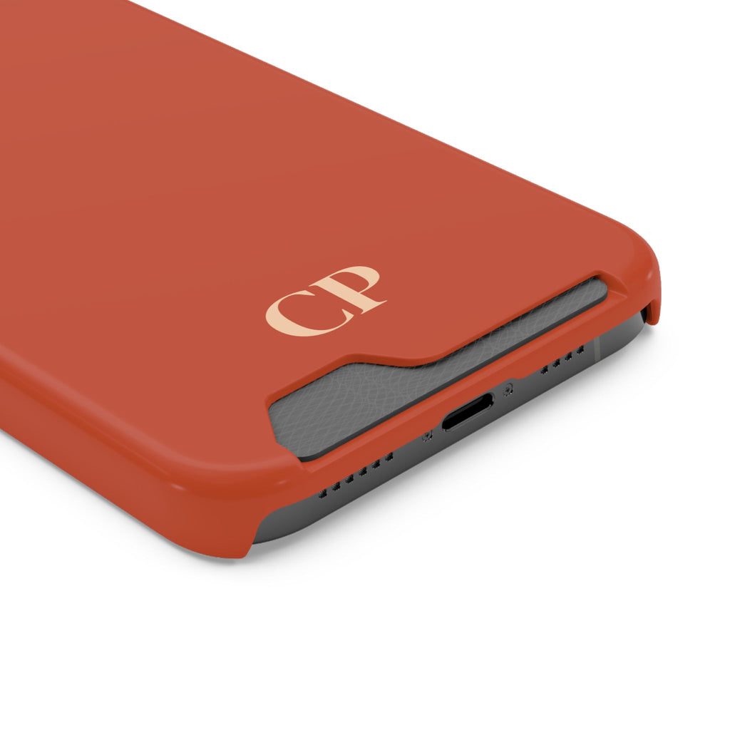 Monogram Phone Case With Card Holder Personalized