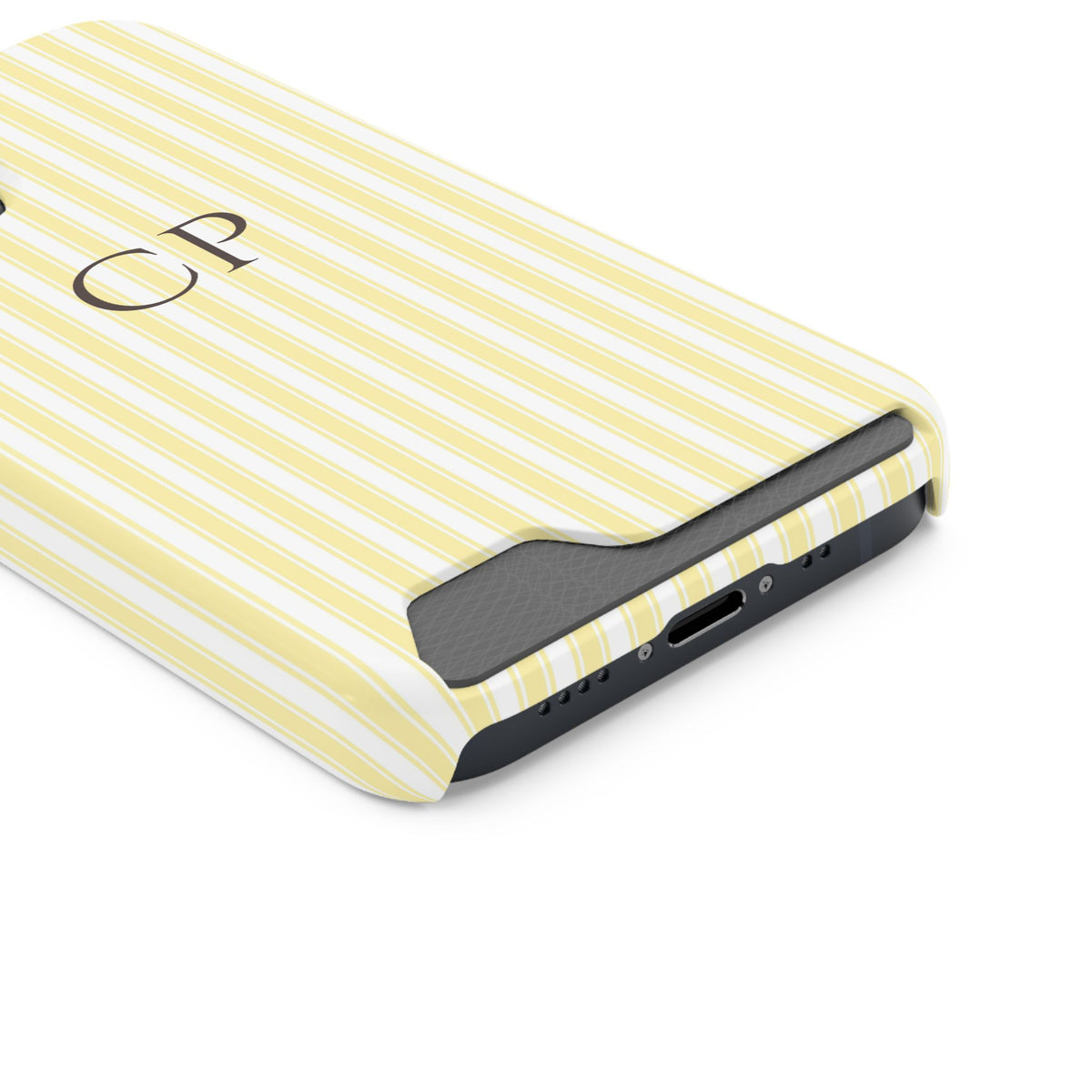 Monogram Phone Case With Card Holder Personalized