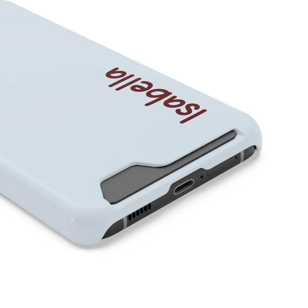 P145 - Slim Card Holder Phone Case - Personalized