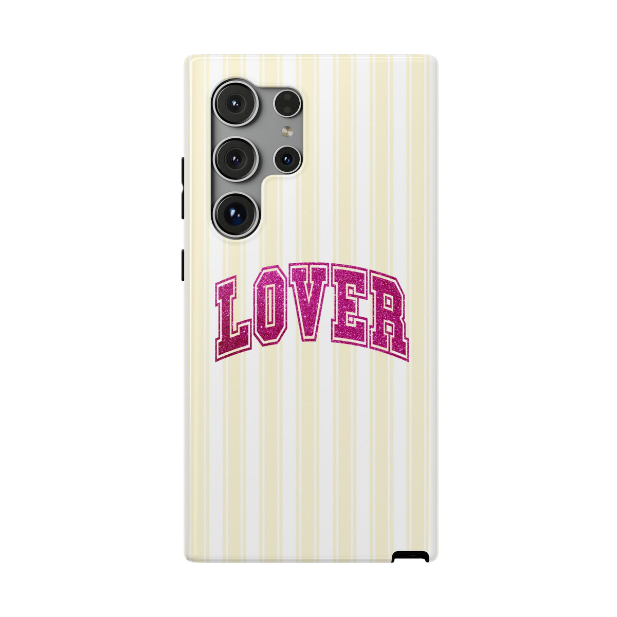 Lover Varsity protective phone case for Samsung Galaxy S24 Ultra, glossy finish