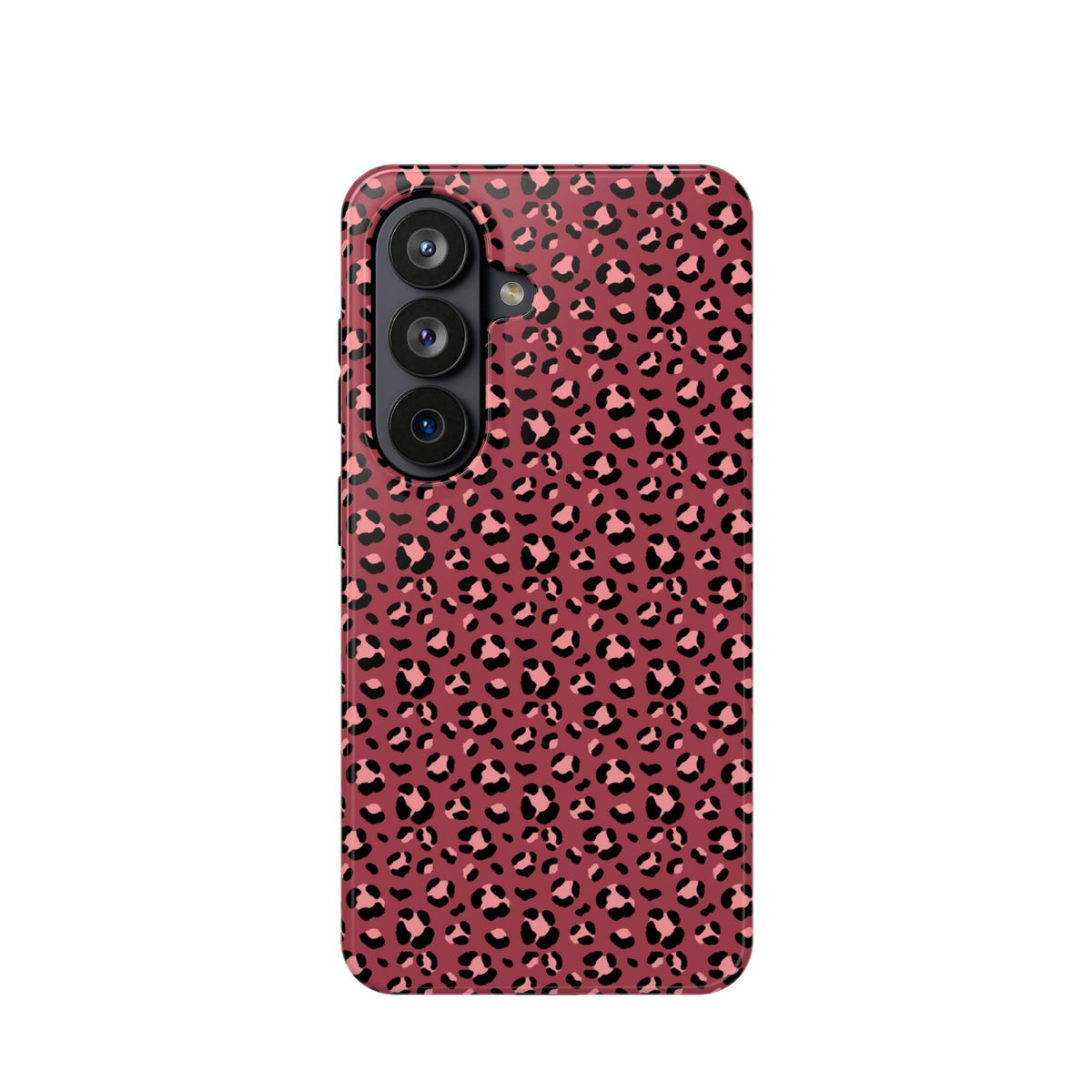Pink Leopard MagSafe case for Samsung Galaxy S26, glossy finish