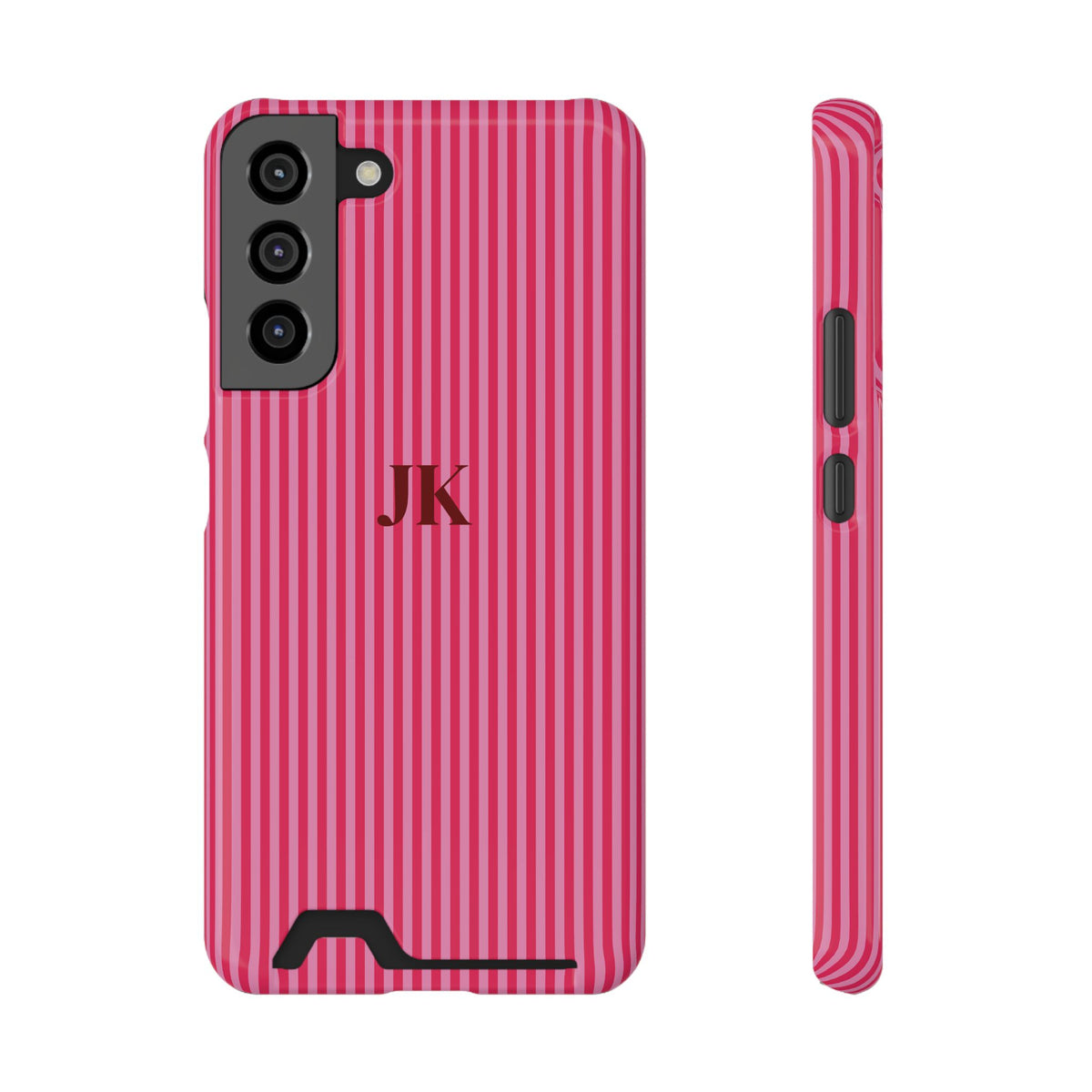 Monogram Phone Case With Card Holder Personalized