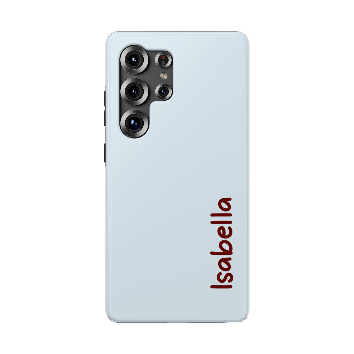 Baby Blue Name Impact Resistant Case Personalized