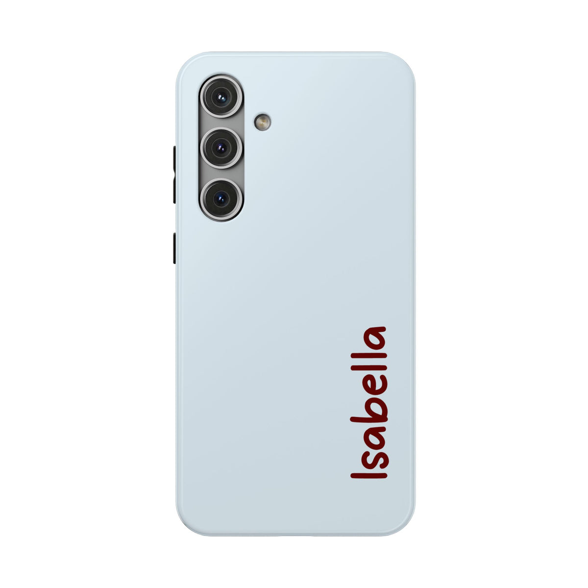 Baby Blue Name Impact Resistant Case Personalized