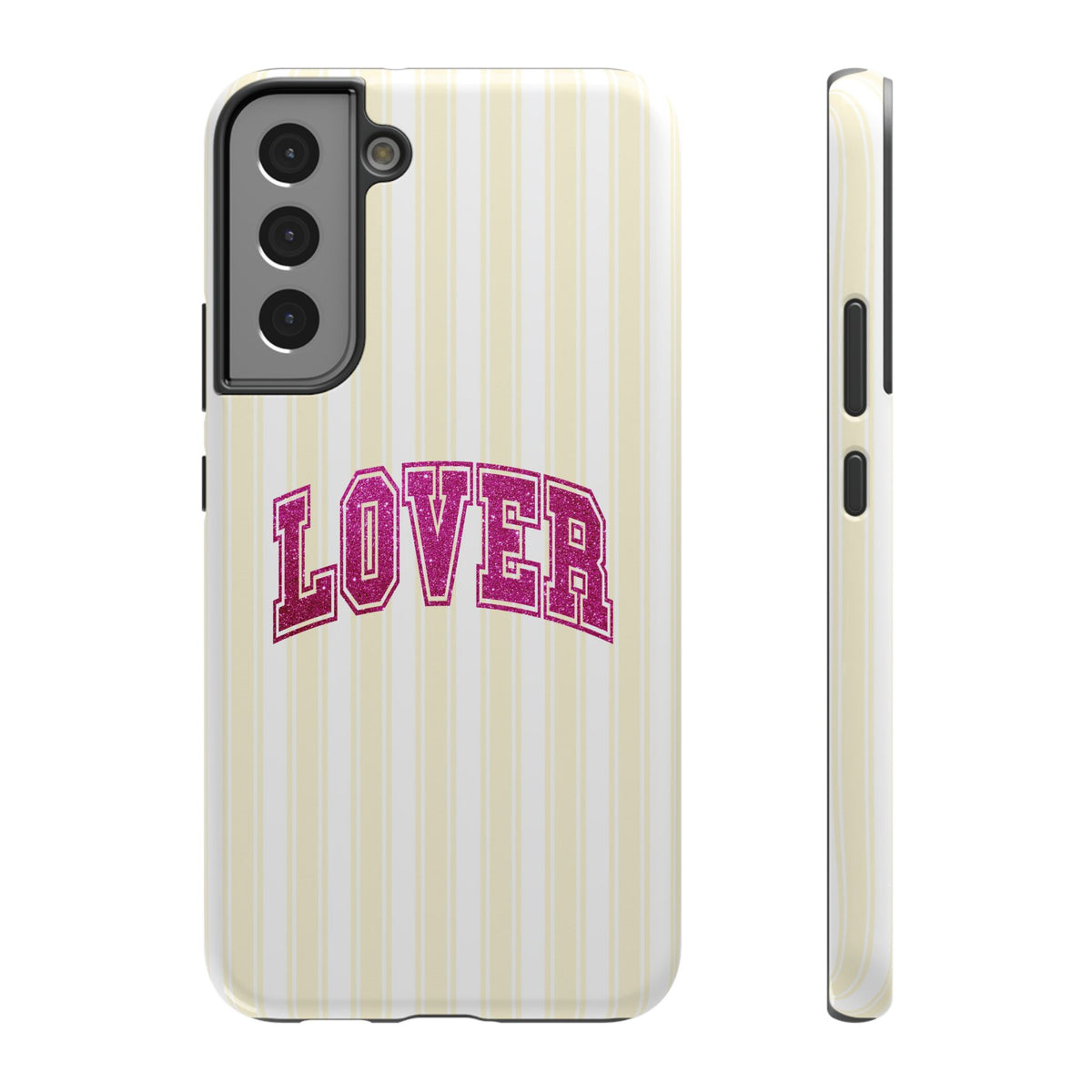 Lover Varsity protective phone case for Samsung Galaxy S22 Plus, glossy finish