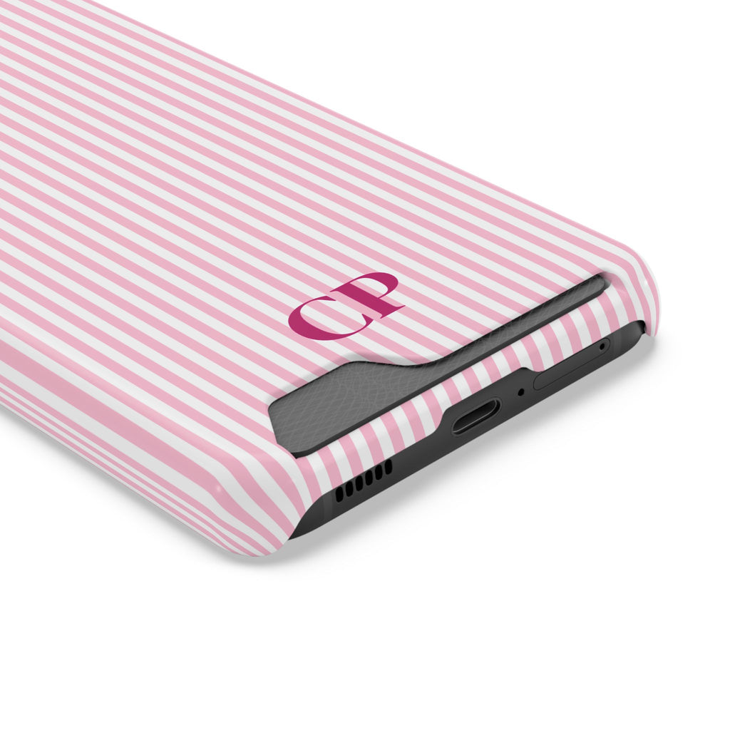 Monogram Phone Case With Card Holder Personalized