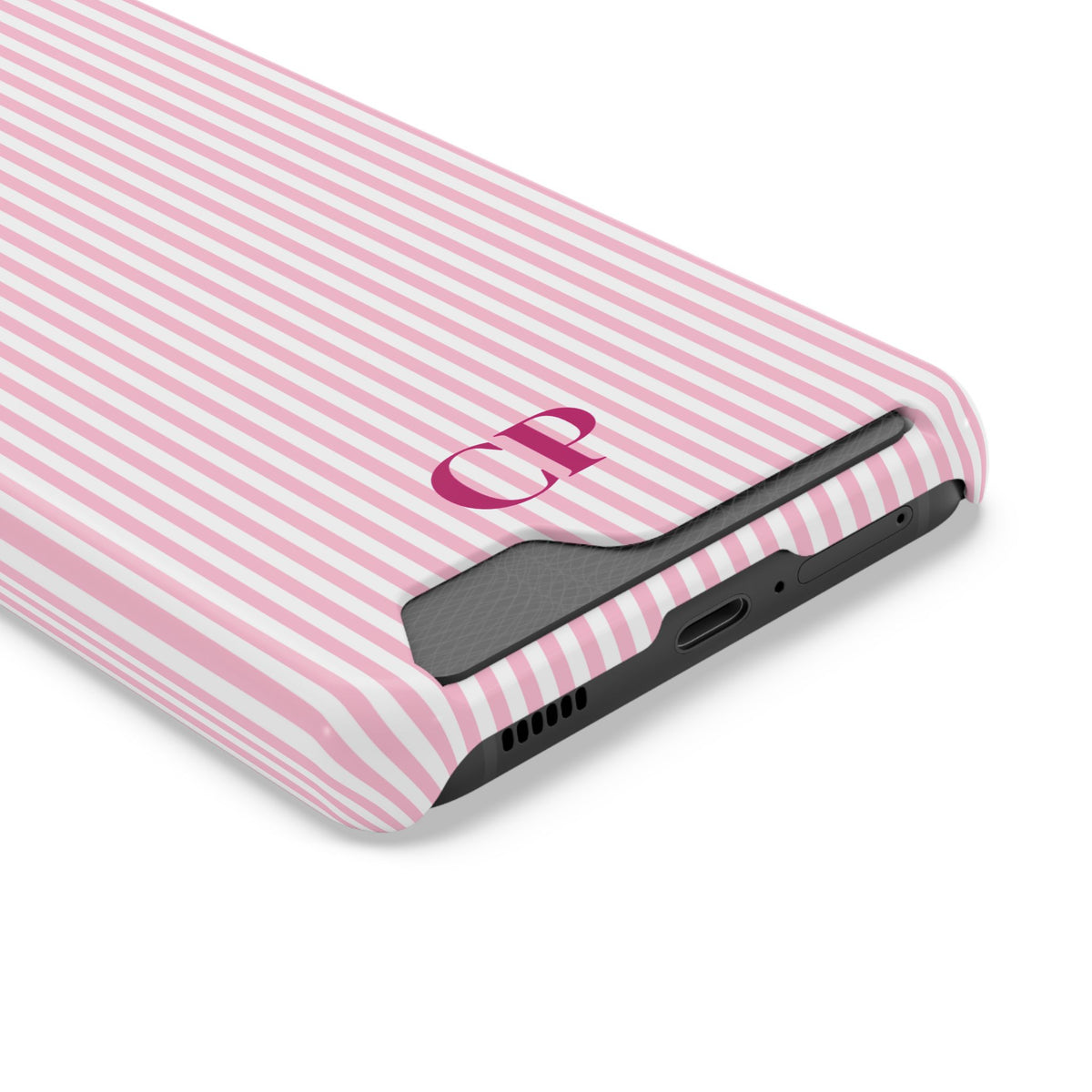 Monogram Phone Case With Card Holder Personalized