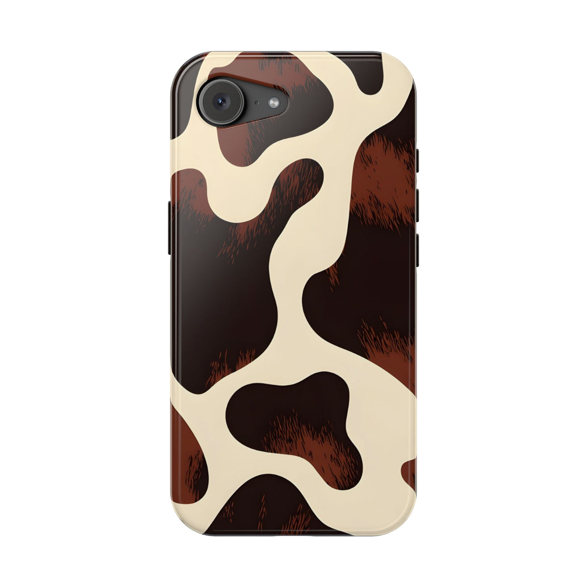 Chocolate Cow protective phone case for iPhone 17e, glossy finish