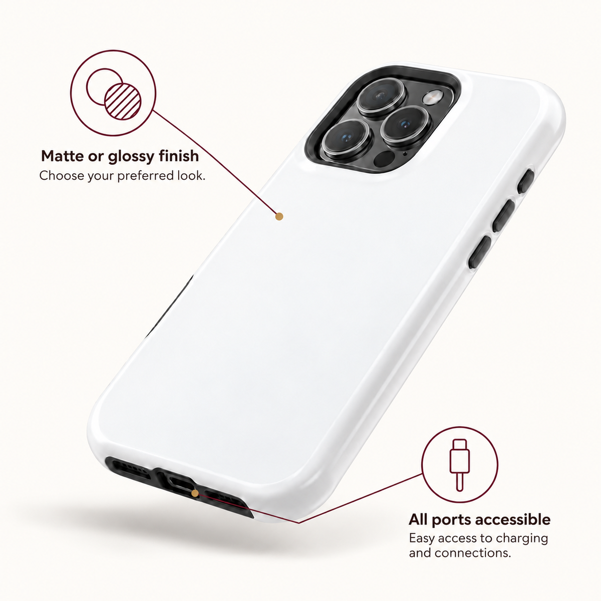 MagSafe phone case, features