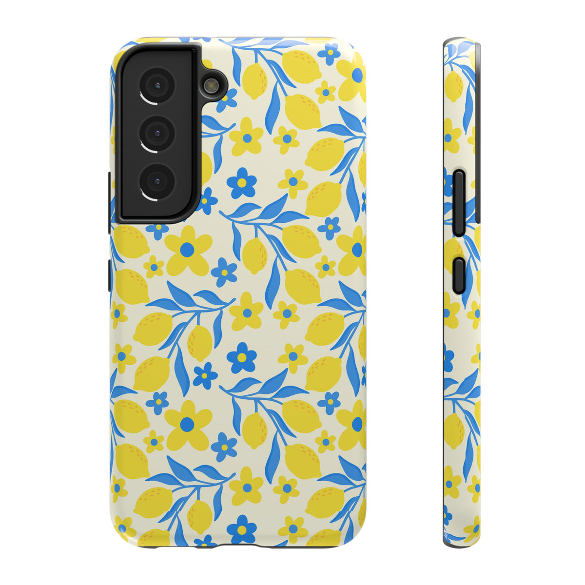 Amalfi Lemon protective phone case for Samsung Galaxy S22, glossy finish