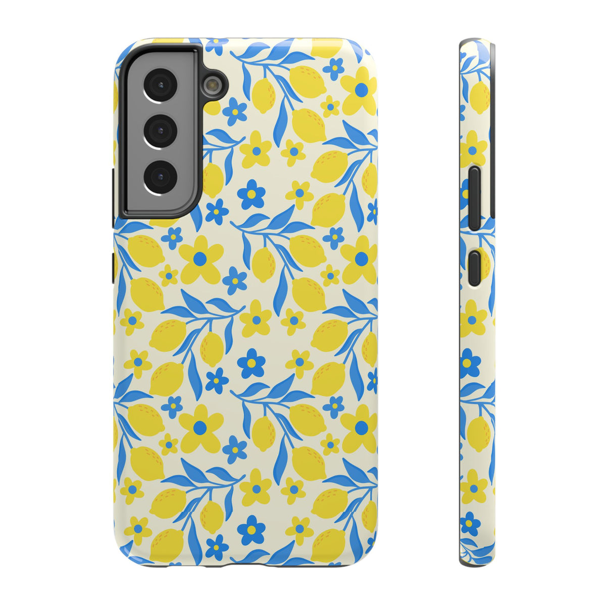 Amalfi Lemon protective phone case for Samsung Galaxy S22 Plus, glossy finish