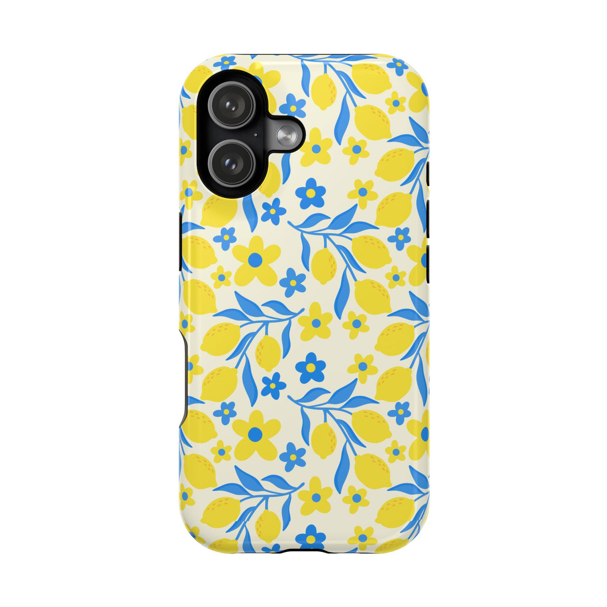 Amalfi Lemon protective phone case for iPhone 17, glossy finish
