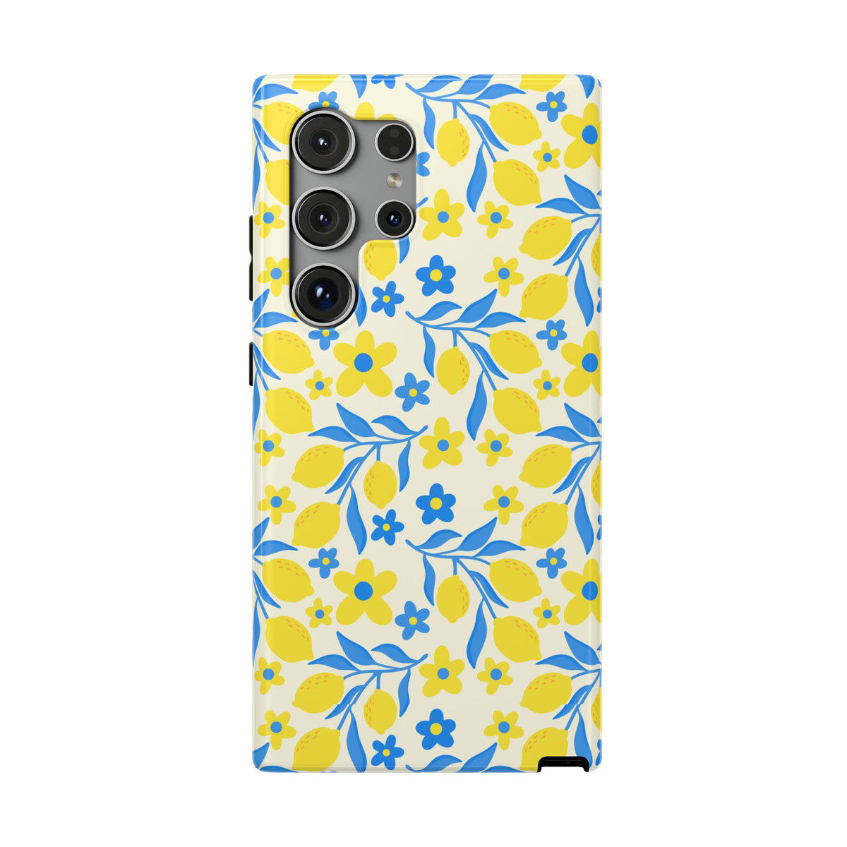 Amalfi Lemon protective phone case for Samsung Galaxy S24 Ultra, glossy finish
