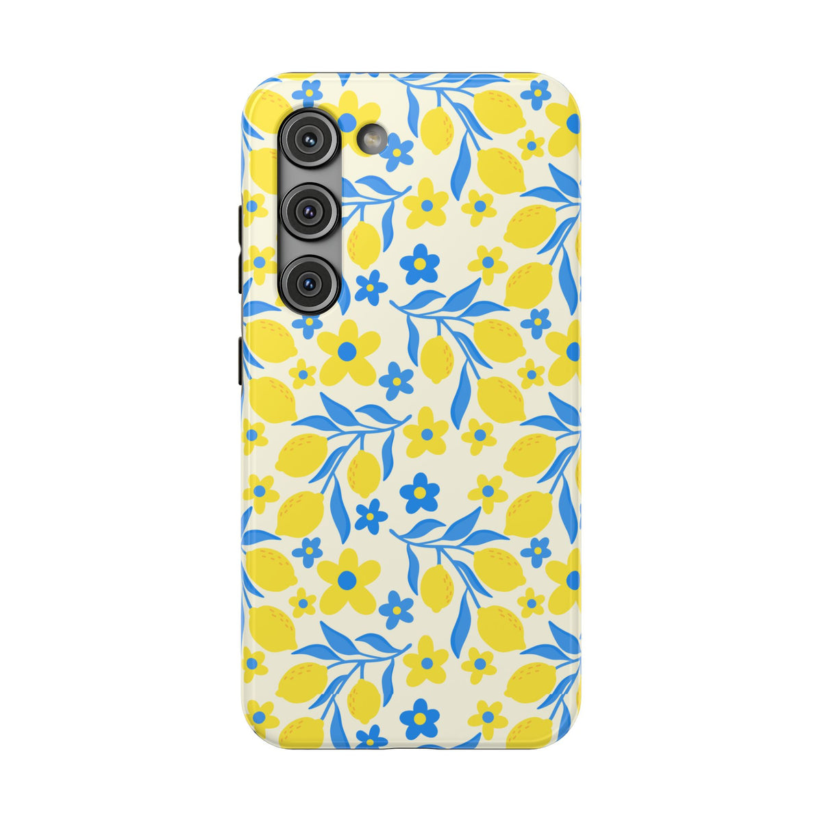 Amalfi Lemon protective phone case for Samsung Galaxy S23, glossy finish