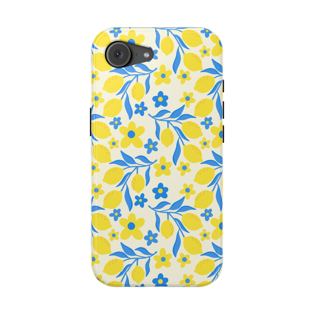 Amalfi Lemon protective phone case for iPhone 17e, glossy finish