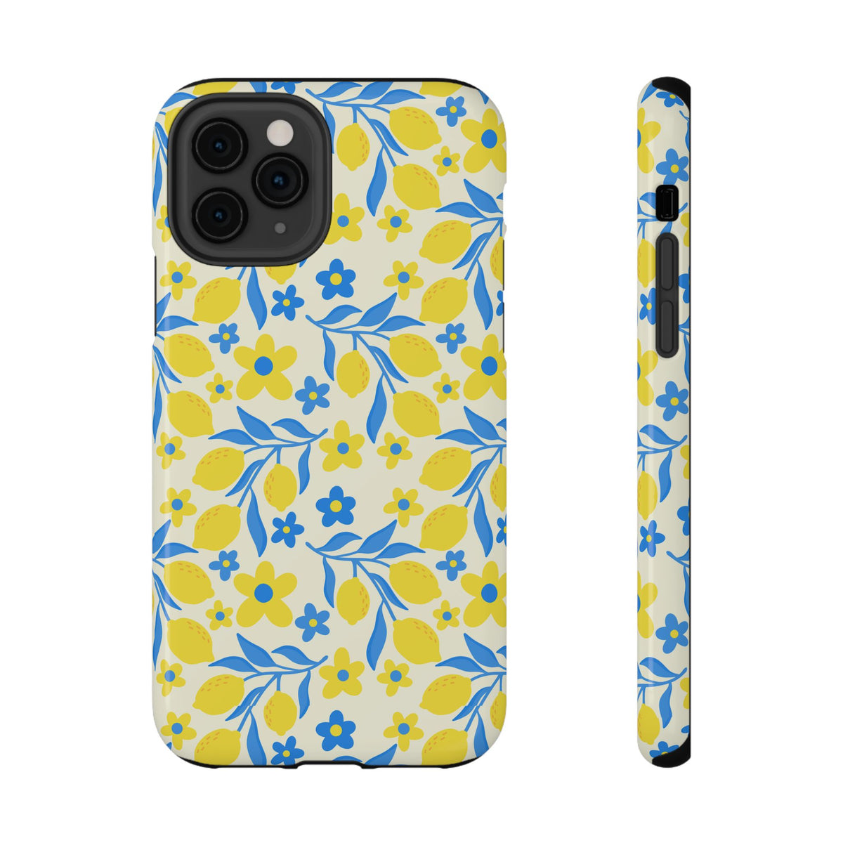Amalfi Lemon protective phone case for iPhone 11 Pro, glossy finish