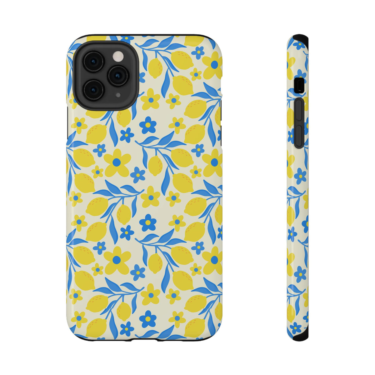 Amalfi Lemon protective phone case for iPhone 11 Pro Max, glossy finish