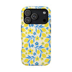 Amalfi Lemon MagSafe case for iPhone 18 Pro, glossy finish
