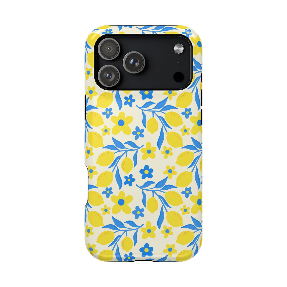 Amalfi Lemon MagSafe case for iPhone 17 Pro Max, glossy finish