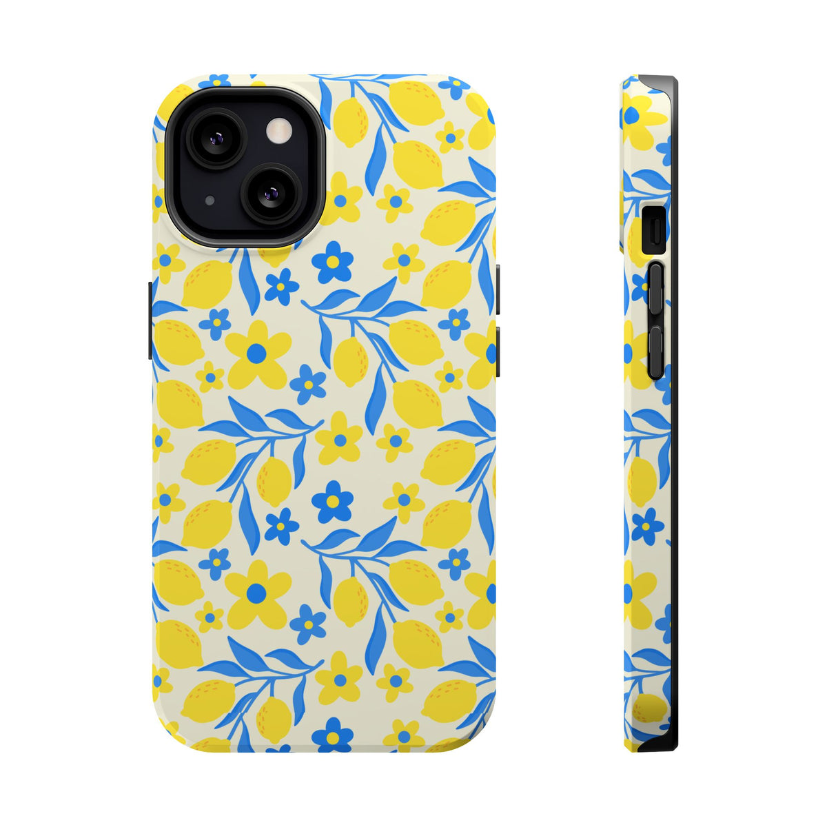 Amalfi Lemon MagSafe case for iPhone 13, glossy finish