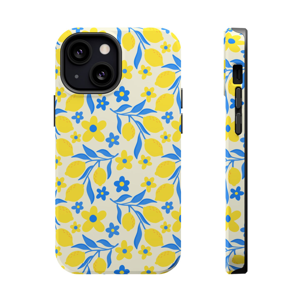 Amalfi Lemon MagSafe case for iPhone 13 Mini, glossy finish