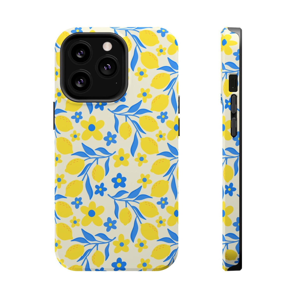 Amalfi Lemon MagSafe case for iPhone 13 Pro, glossy finish