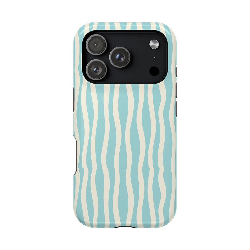 Aqua Wave protective phone case for iPhone 18 Pro, glossy finish