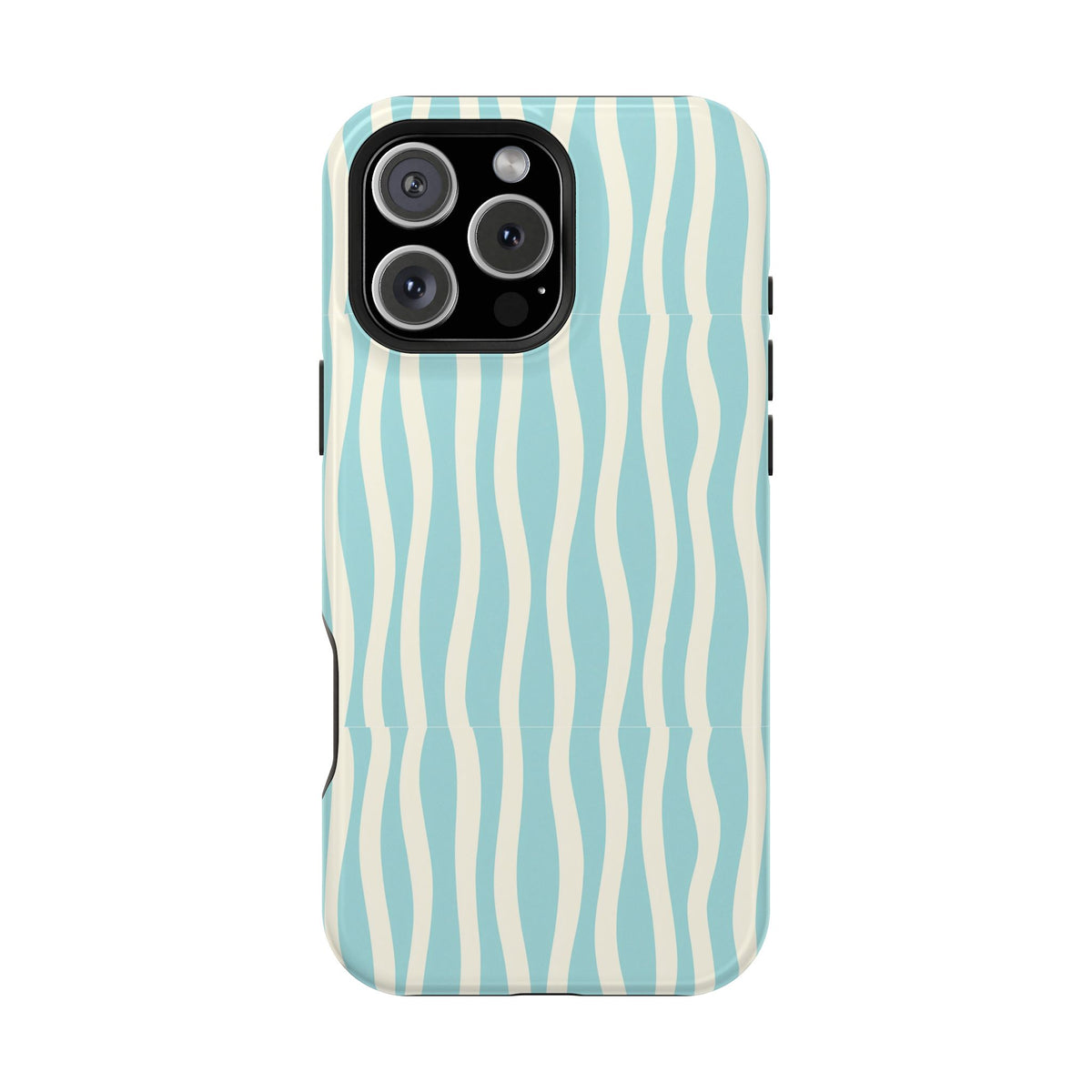 Aqua Wave protective phone case for iPhone 16 Pro Max, glossy finish