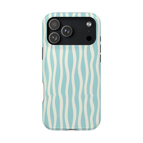 Aqua Wave MagSafe case for iPhone 18 Pro Max, glossy finish