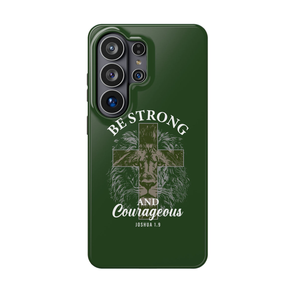 Be Strong Lion MagSafe case for Samsung Galaxy S26 Ultra, glossy finish