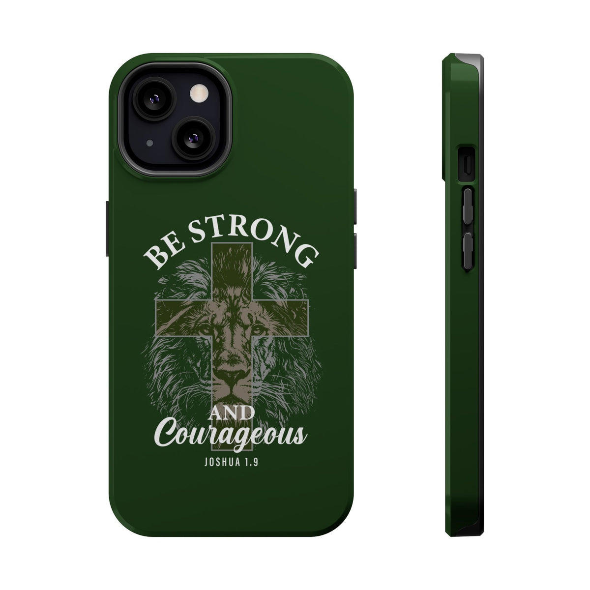 Be Strong Lion MagSafe case for iPhone 13, glossy finish