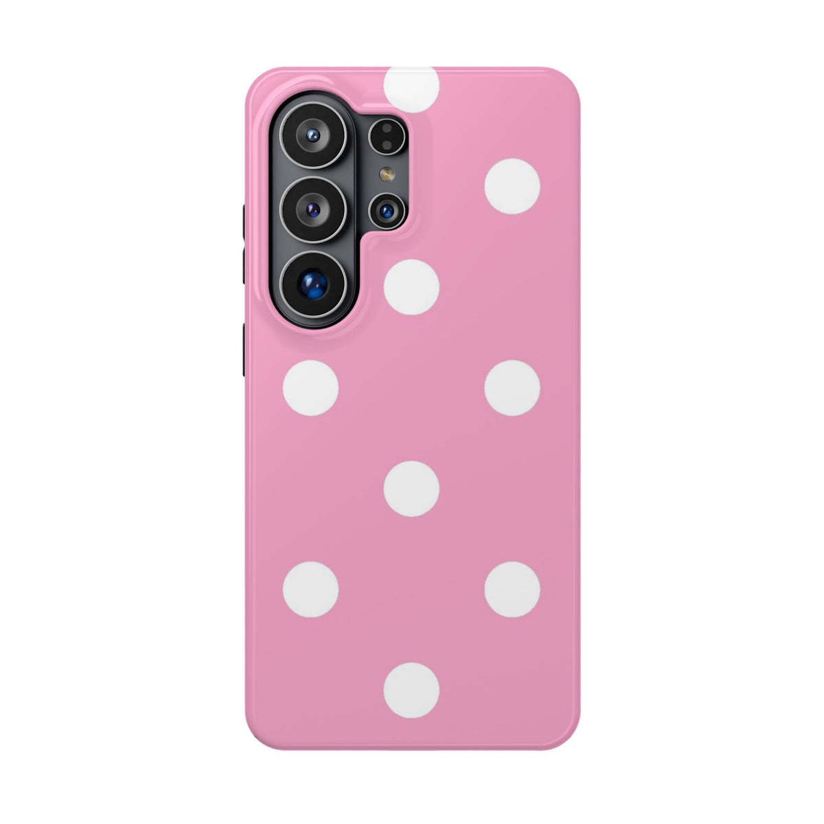 Big Pink Polka Dot MagSafe case for Samsung Galaxy S26 Ultra, glossy finish