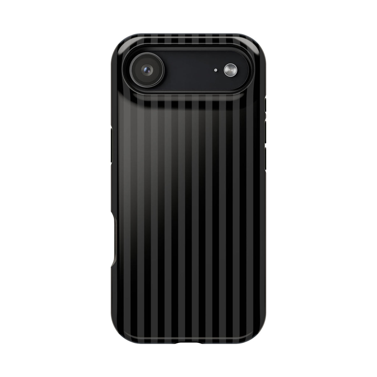 Black Pinstripe MagSafe case for iPhone 17 Air, glossy finish