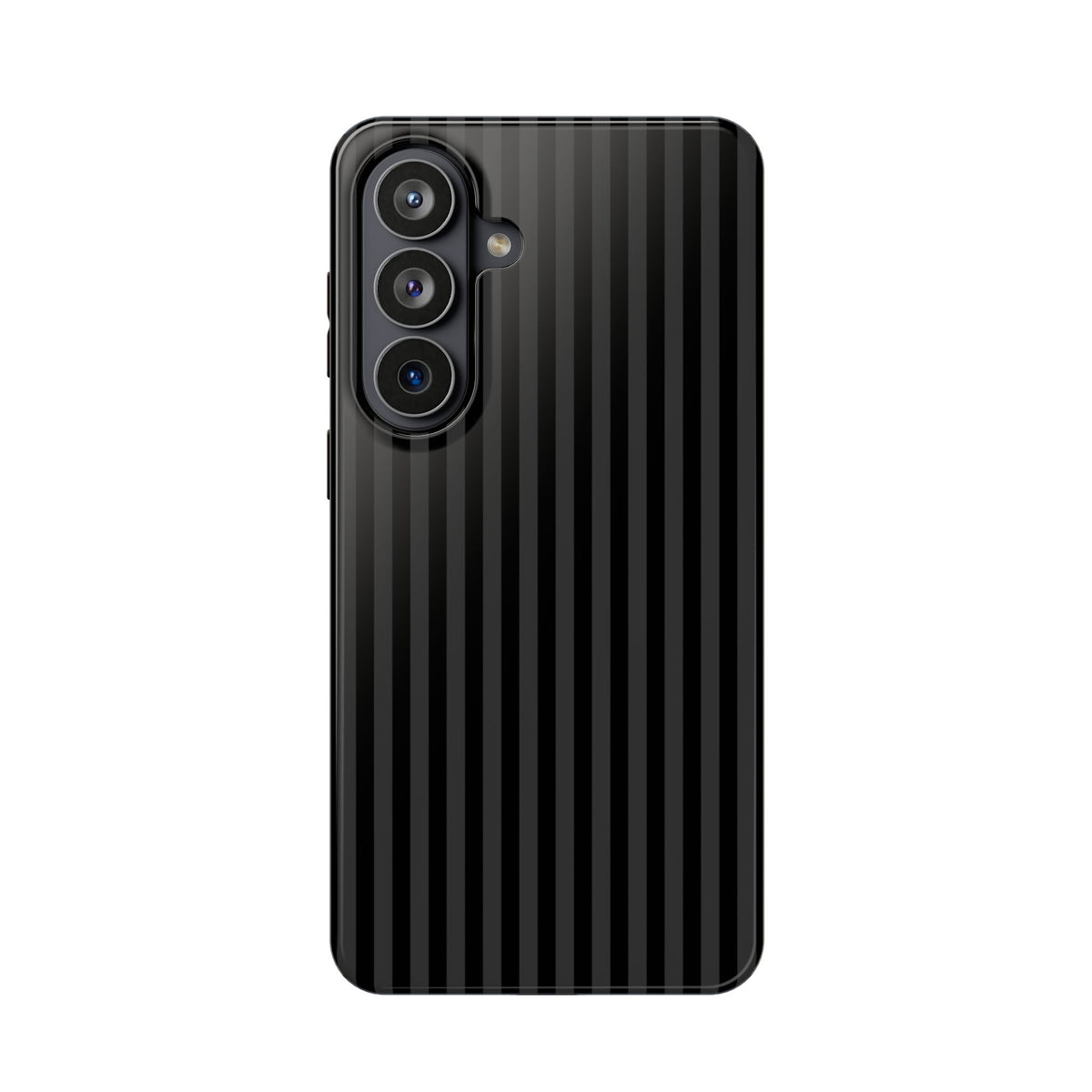 Black Pinstripe MagSafe case for Samsung Galaxy S26 Plus, glossy finish