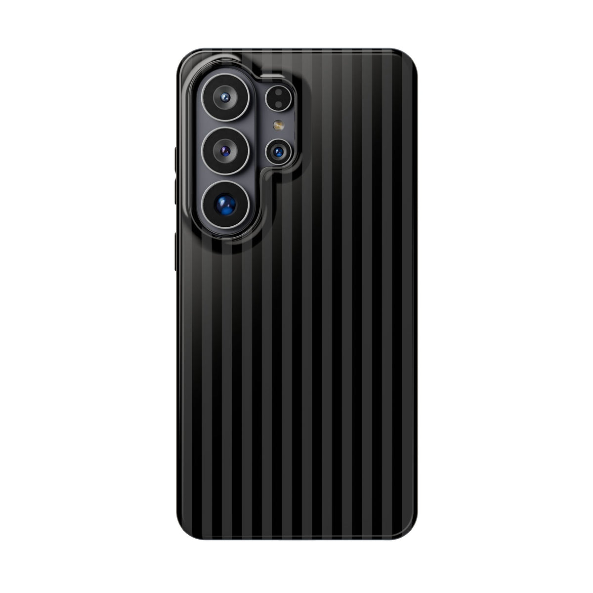 Black Pinstripe MagSafe case for Samsung Galaxy S26 Ultra, glossy finish
