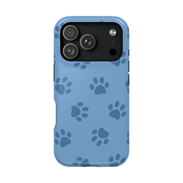 Blue Paw Print