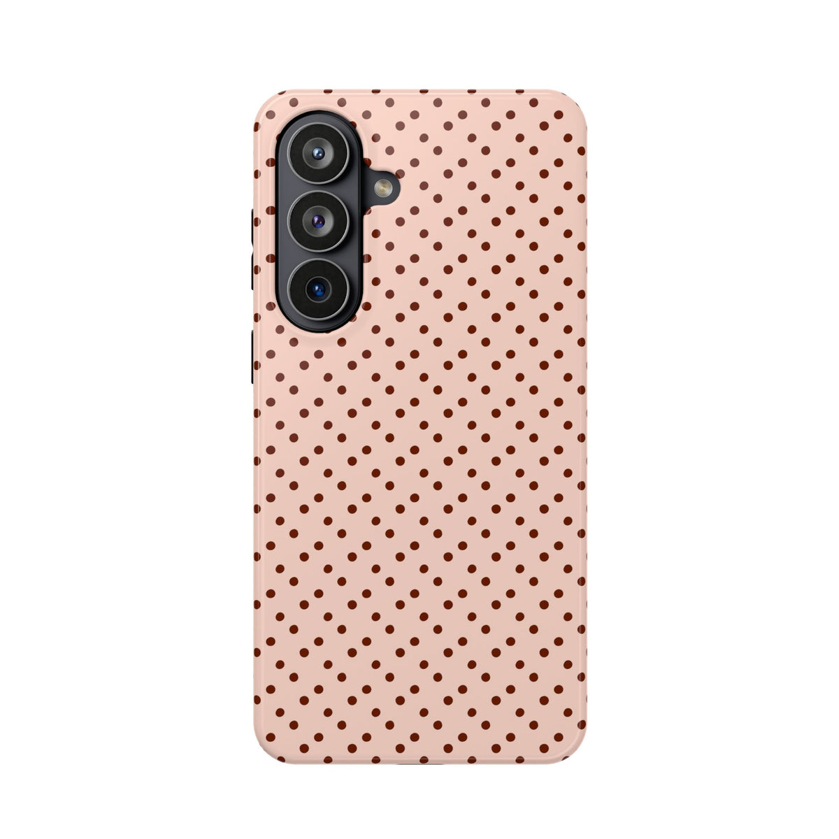 Blush Micro Dot MagSafe case for Samsung Galaxy S26 Plus, glossy finish