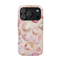 Blush Seashell protective phone case for iPhone 18 Pro, glossy finish