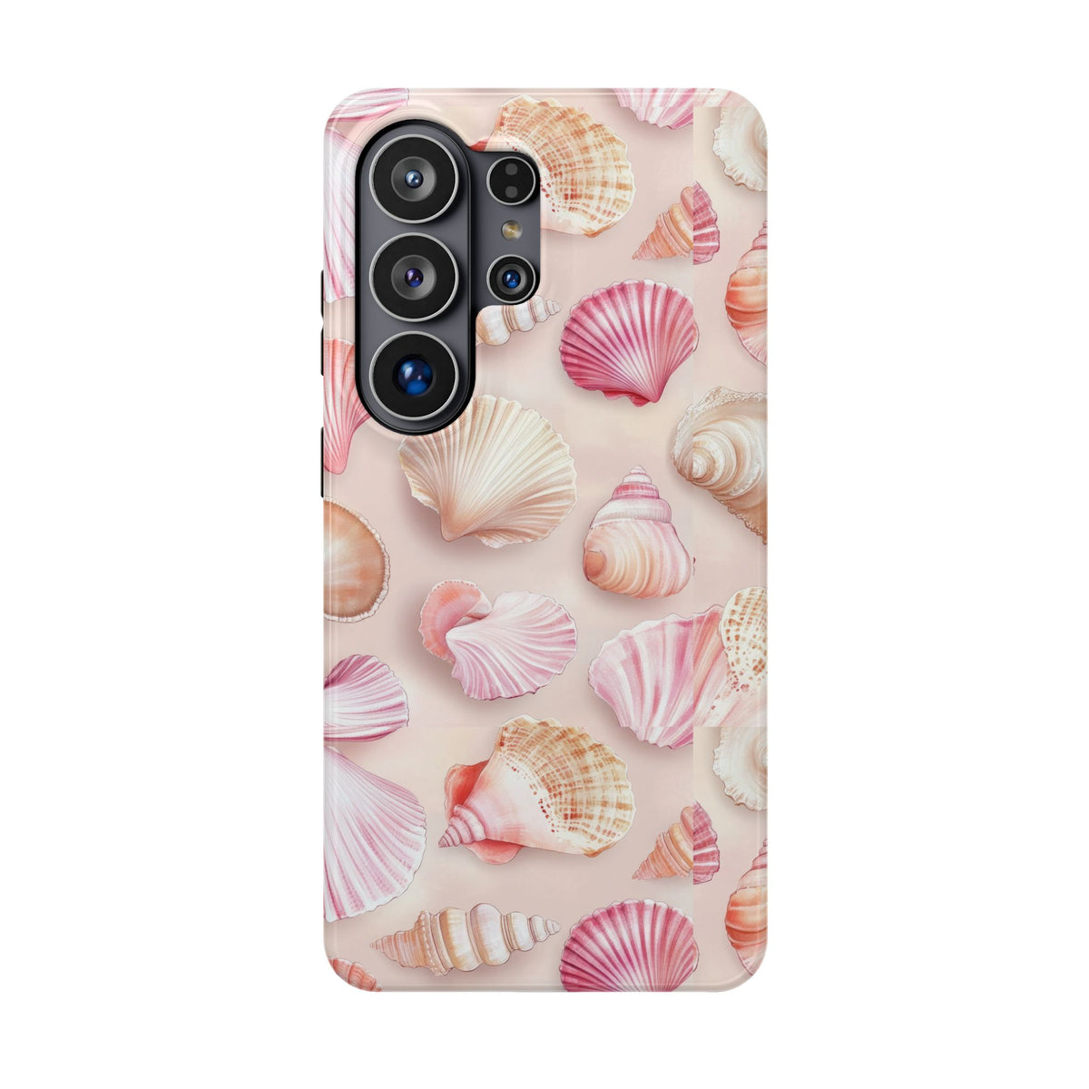 Blush Seashell MagSafe case for Samsung Galaxy S26 Ultra, glossy finish