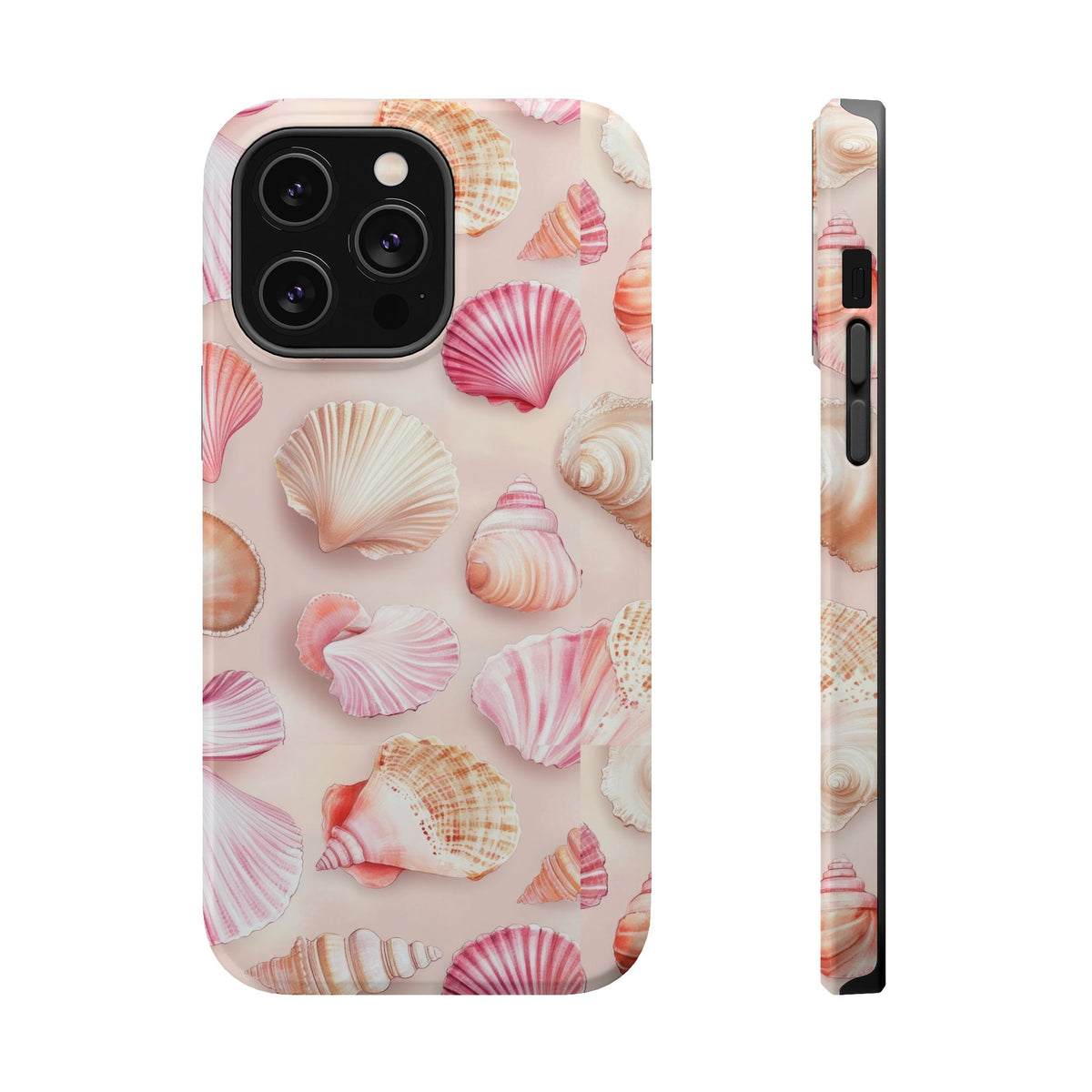 Blush Seashell MagSafe case for iPhone 14 Pro Max, glossy finish