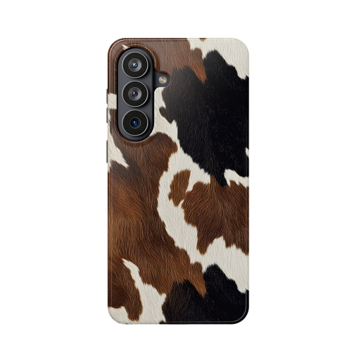 Brown Cow Print MagSafe case for Samsung Galaxy S26 Plus, glossy finish