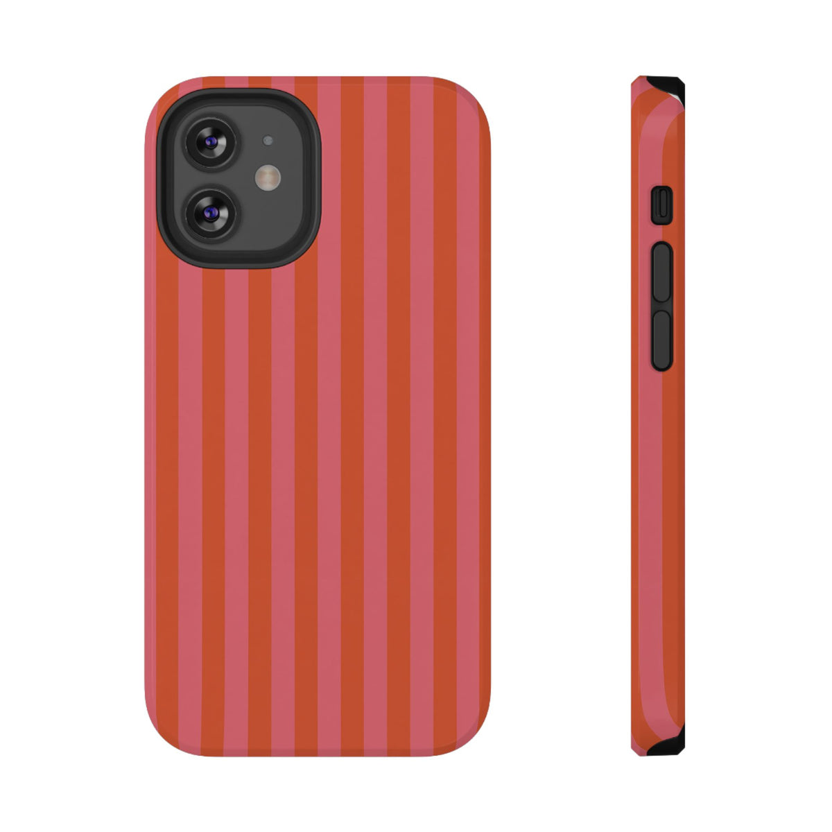Cabana Stripe protective phone case for iPhone 12 Mini, glossy finish
