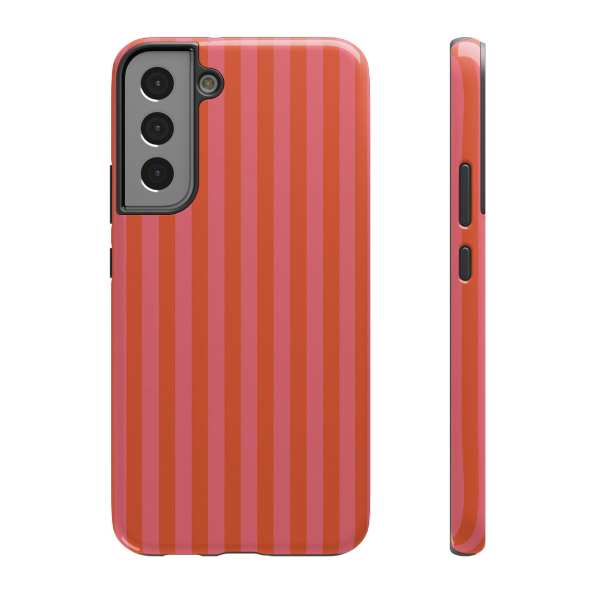 Cabana Stripe protective phone case for Samsung Galaxy S22 Plus, glossy finish