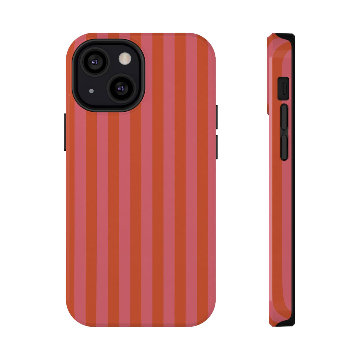 Cabana Stripe protective phone case for iPhone 13 Mini, glossy finish