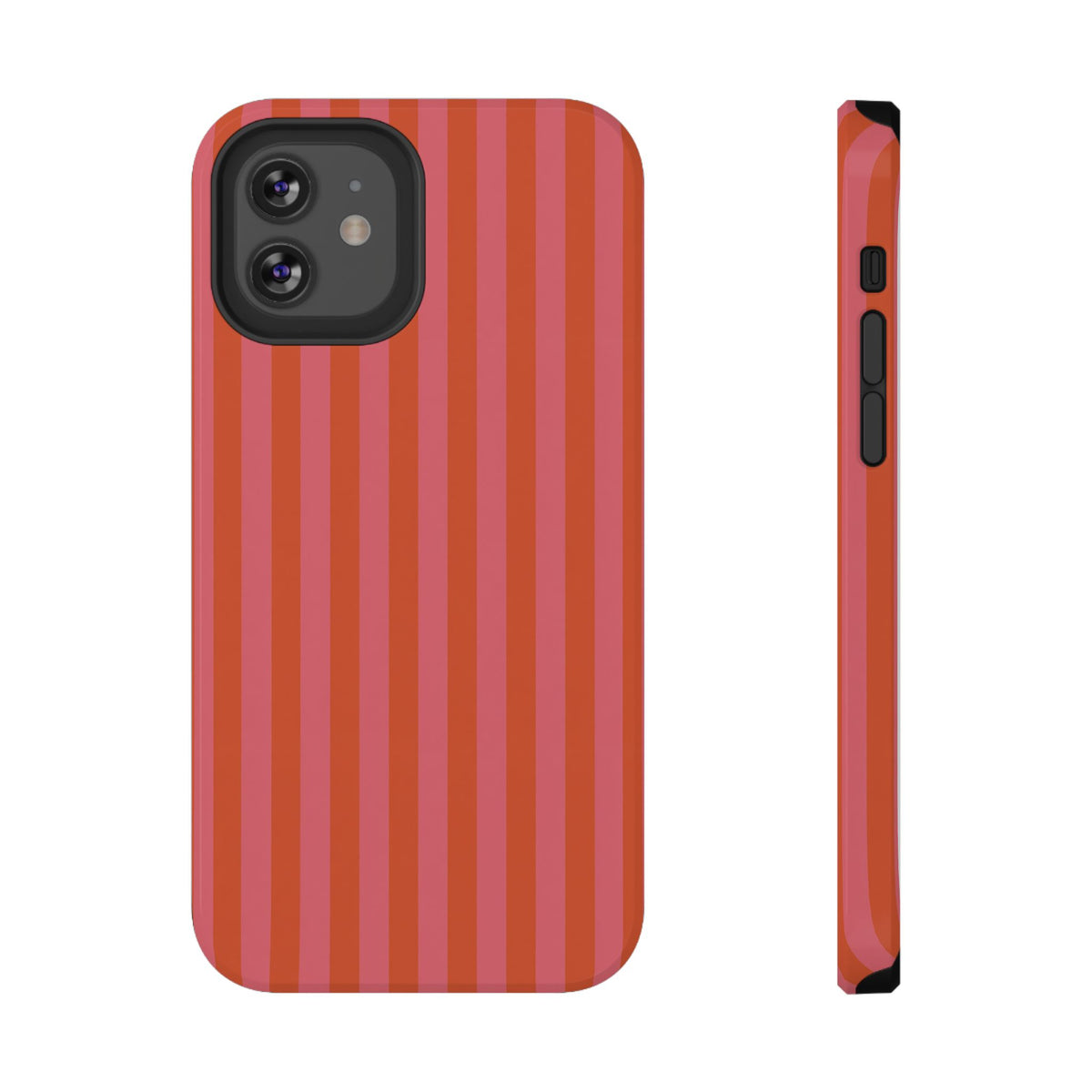 Cabana Stripe protective phone case for iPhone 12, glossy finish