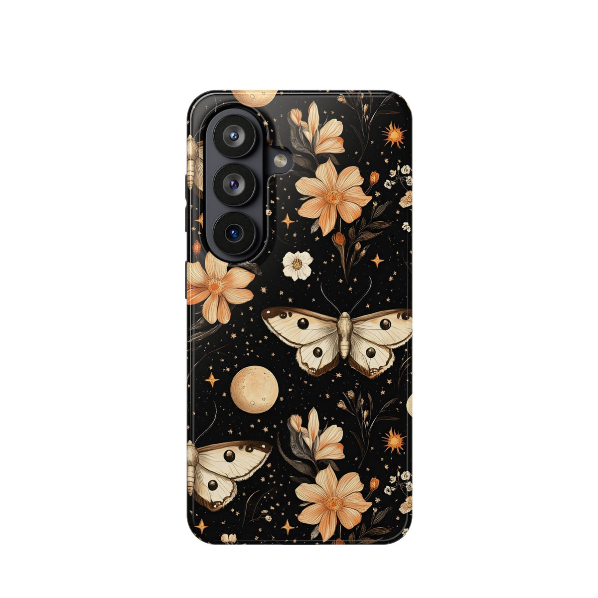 Celestial Moth MagSafe case for Samsung Galaxy S26, glossy finish