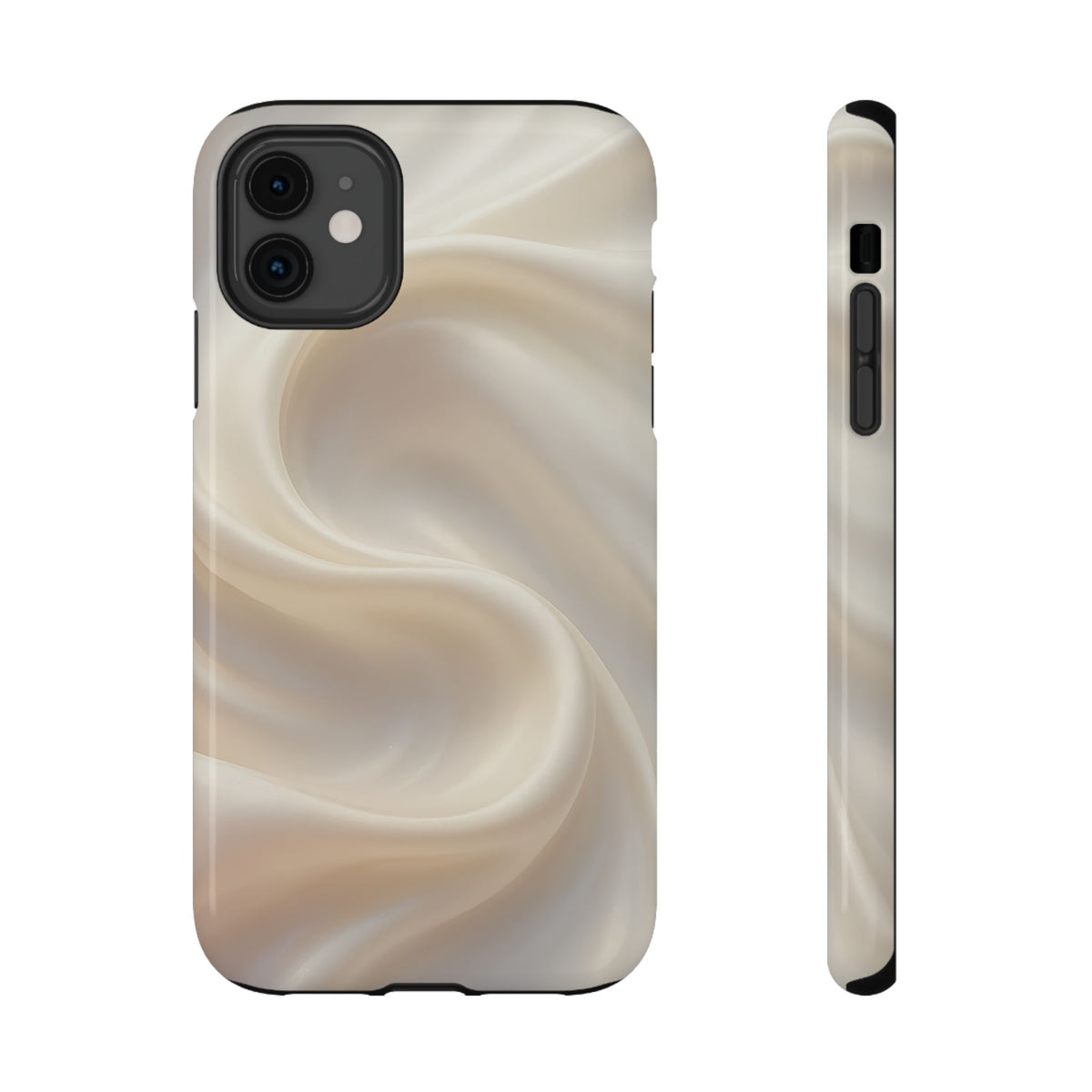 Champagne Satin protective phone case for iPhone 11, glossy finish