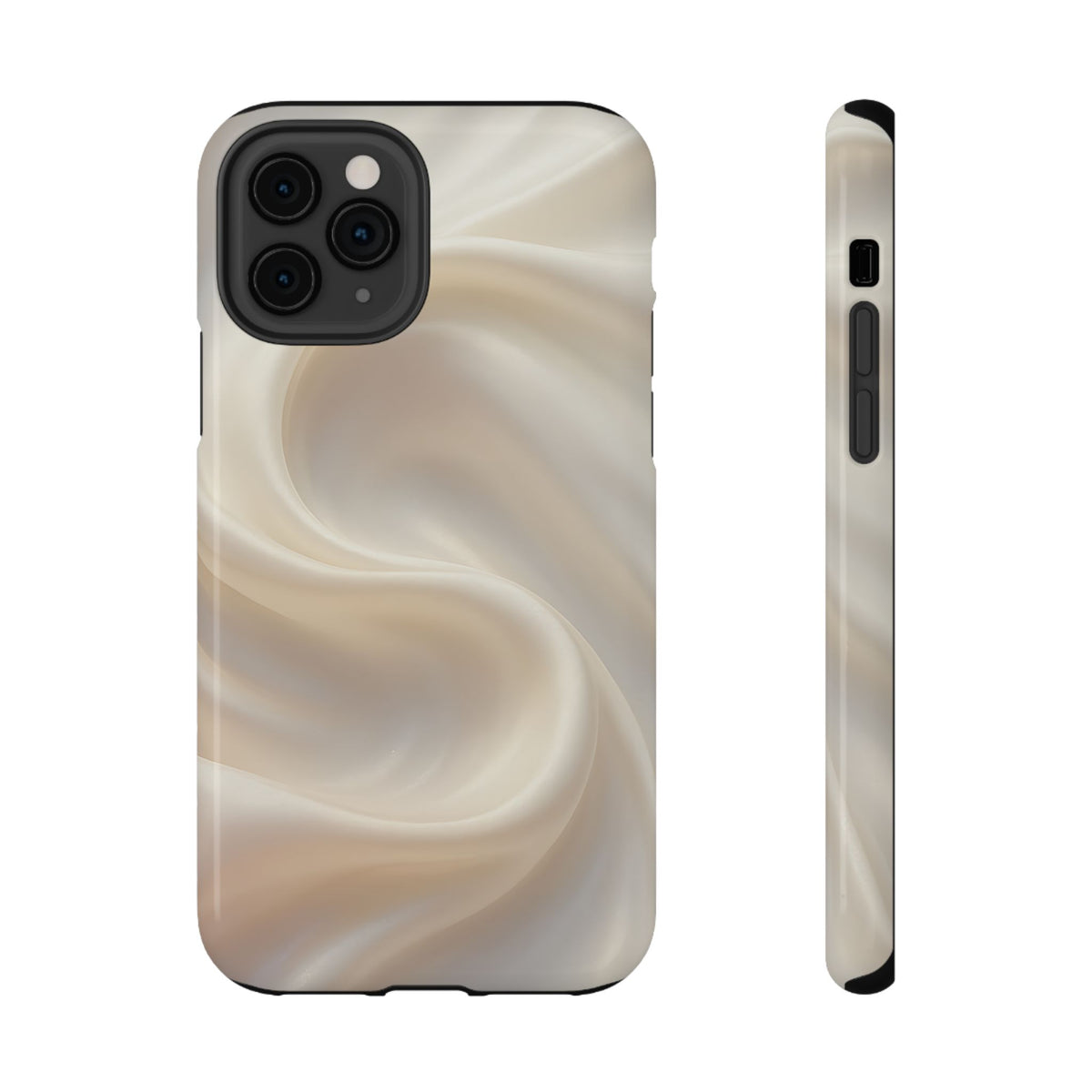 Champagne Satin protective phone case for iPhone 11 Pro, glossy finish